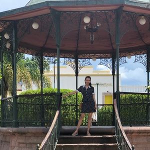 Skirt and Top piece-polka dot